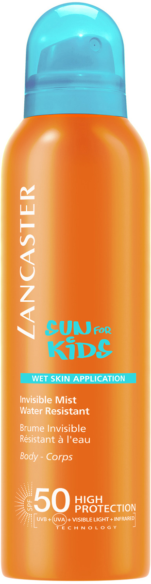 купить Lancaster Sun Kids Солнцезащитный водостойкий спрей для детей с возможным нанесением на влажную кожу, 200 мл - заказ и доставка в Москве и Санкт-Петербурге