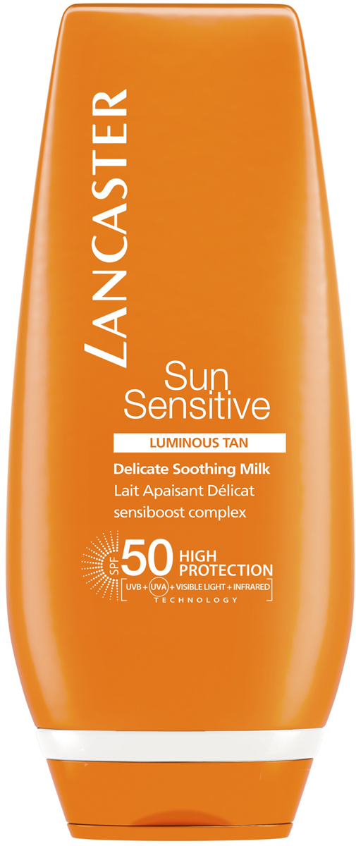 купить Lancaster Sun Sensitive Нежное молочко для тела для чувствительной кожи SPF 50, 125 мл - заказ и доставка в Москве и Санкт-Петербурге
