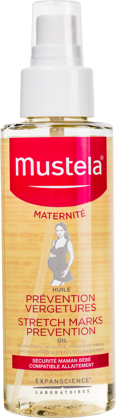 купить Mustela Maternity Масло для профилактики растяжек 105 мл - заказ и доставка в Москве и Санкт-Петербурге